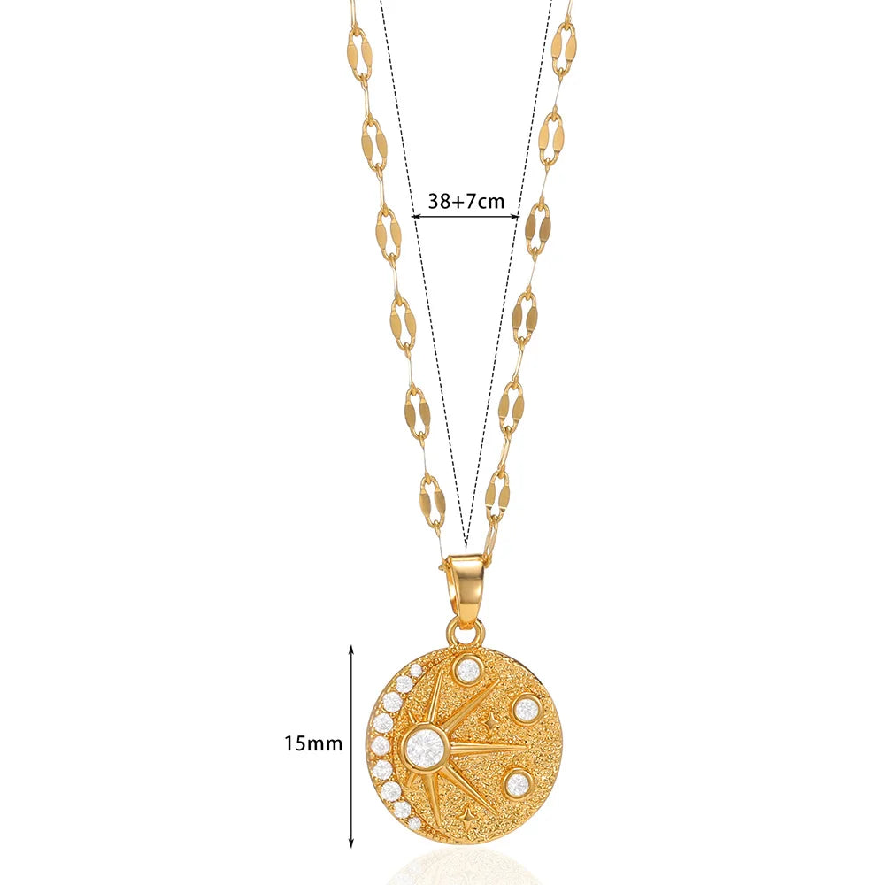 Zircon Sunrise Necklace