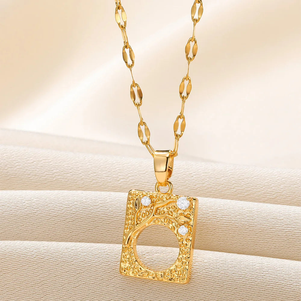 Zircon Sunrise Necklace