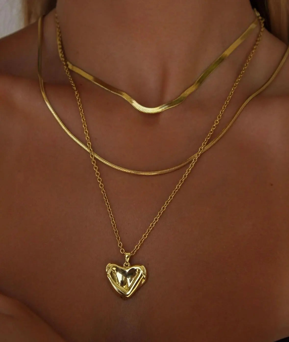 Vintage GoldMultiple Necklace