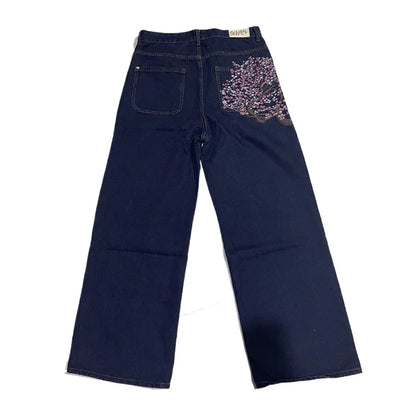 Blossom Embroidery Jeans