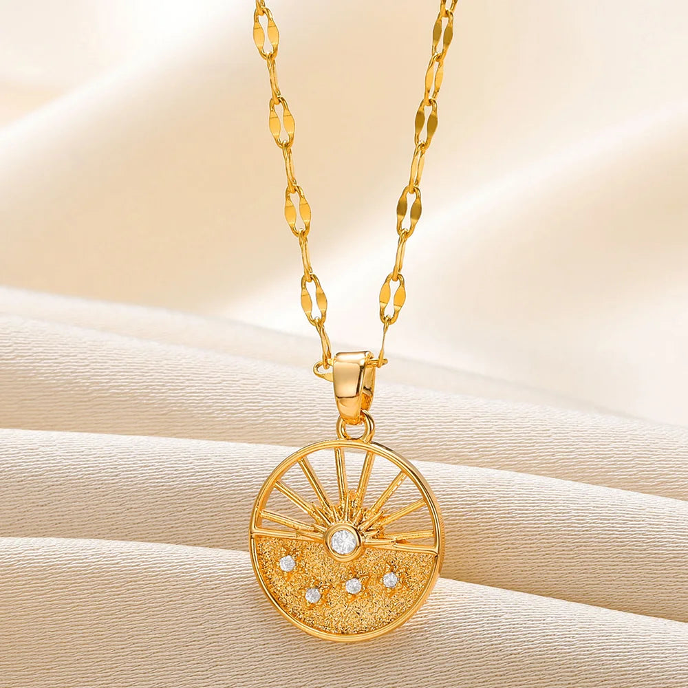 Zircon Sunrise Necklace