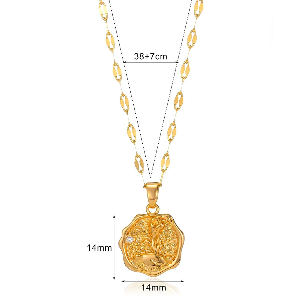 Zircon Sunrise Necklace