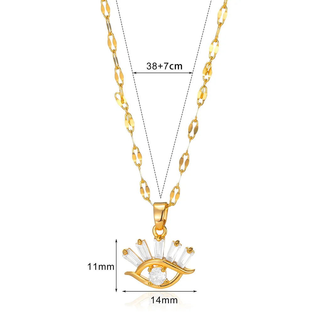 Zircon Sunrise Necklace