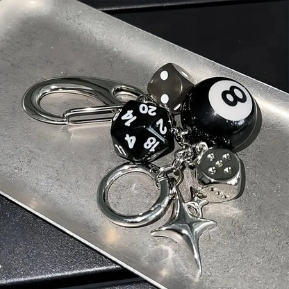 Dice Key Ring Charm