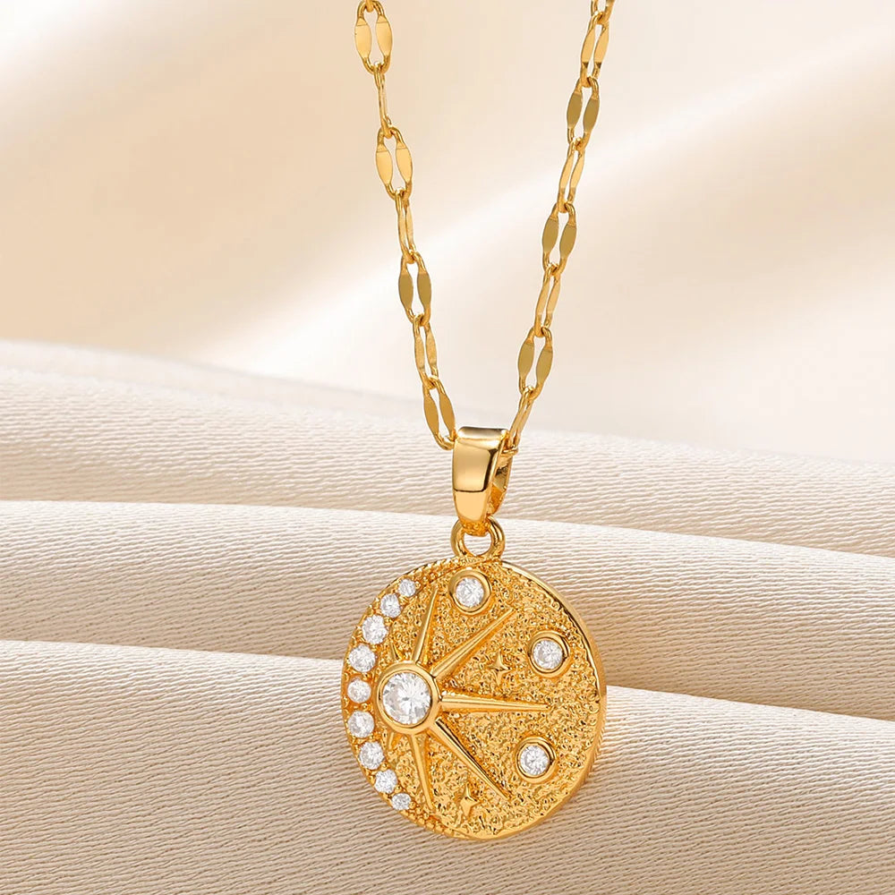 Zircon Sunrise Necklace