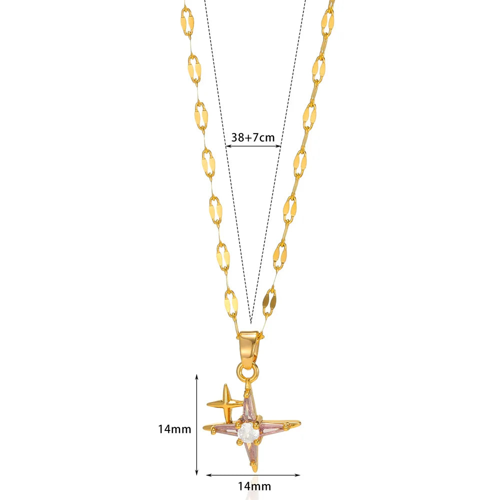 Zircon Sunrise Necklace