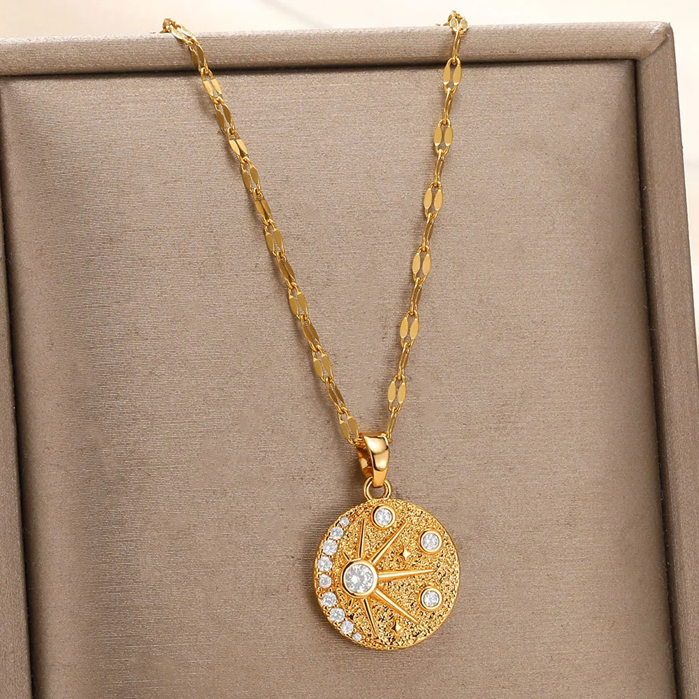 Zircon Sunrise Necklace