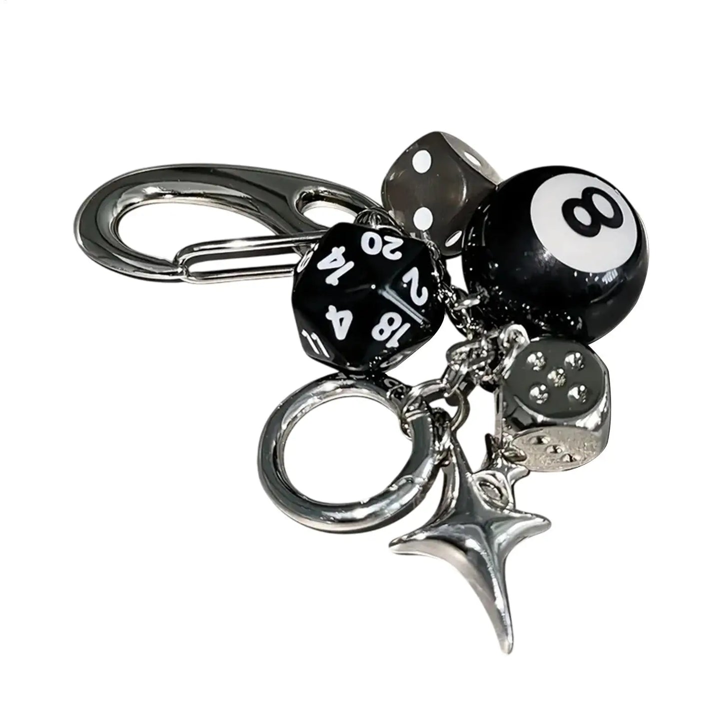 Dice Key Ring Charm