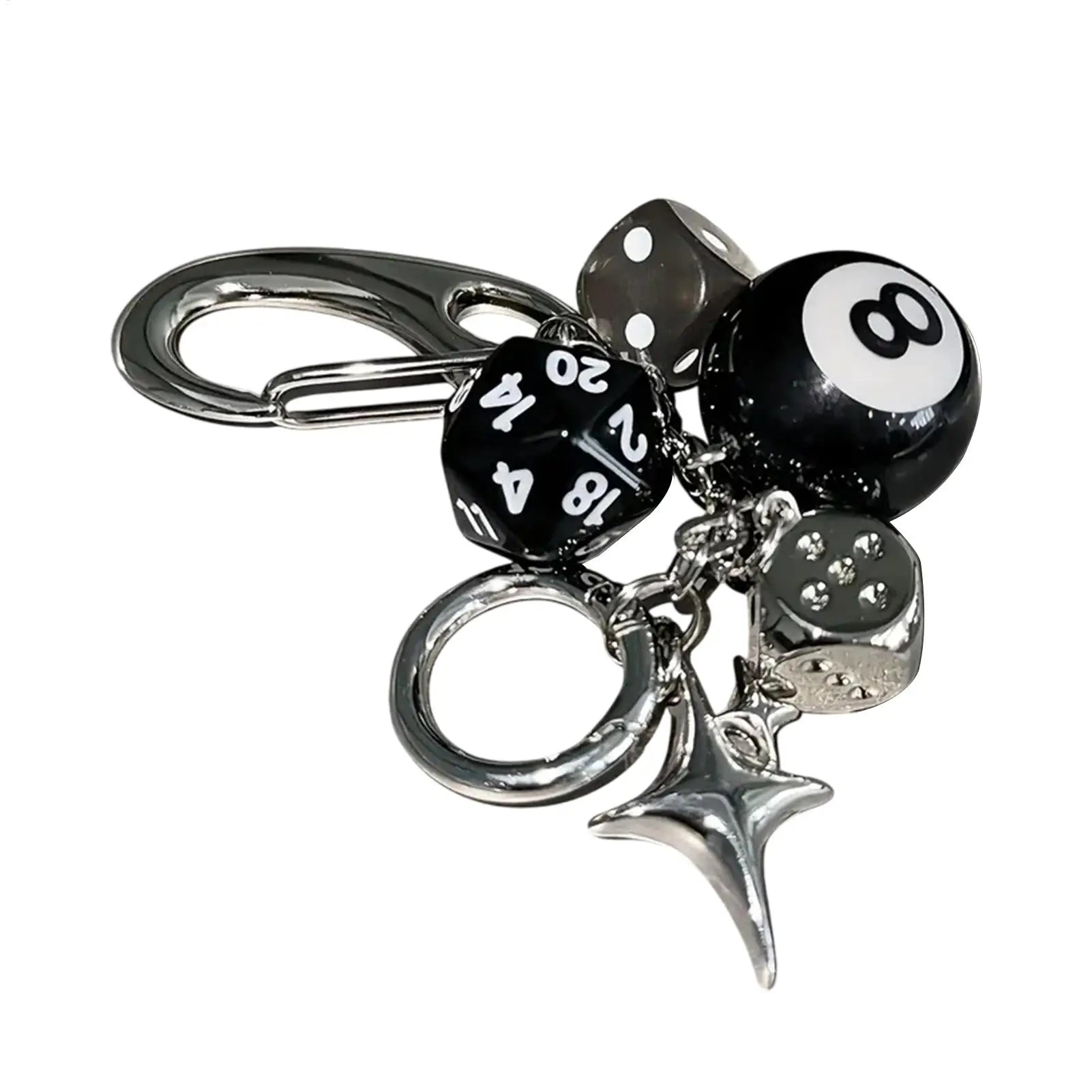 Dice Key Ring Charm