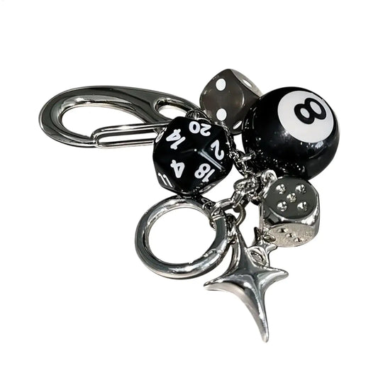 Dice Key Ring Charm