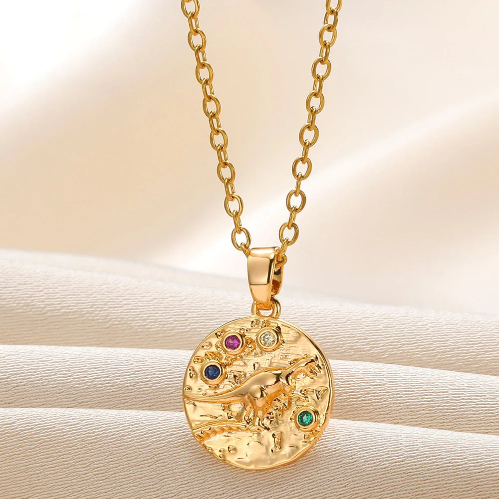 Zircon Sunrise Necklace