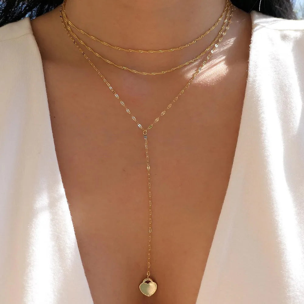 Vintage GoldMultiple Necklace