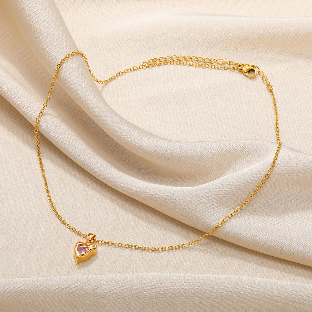 Zircon Sunrise Necklace