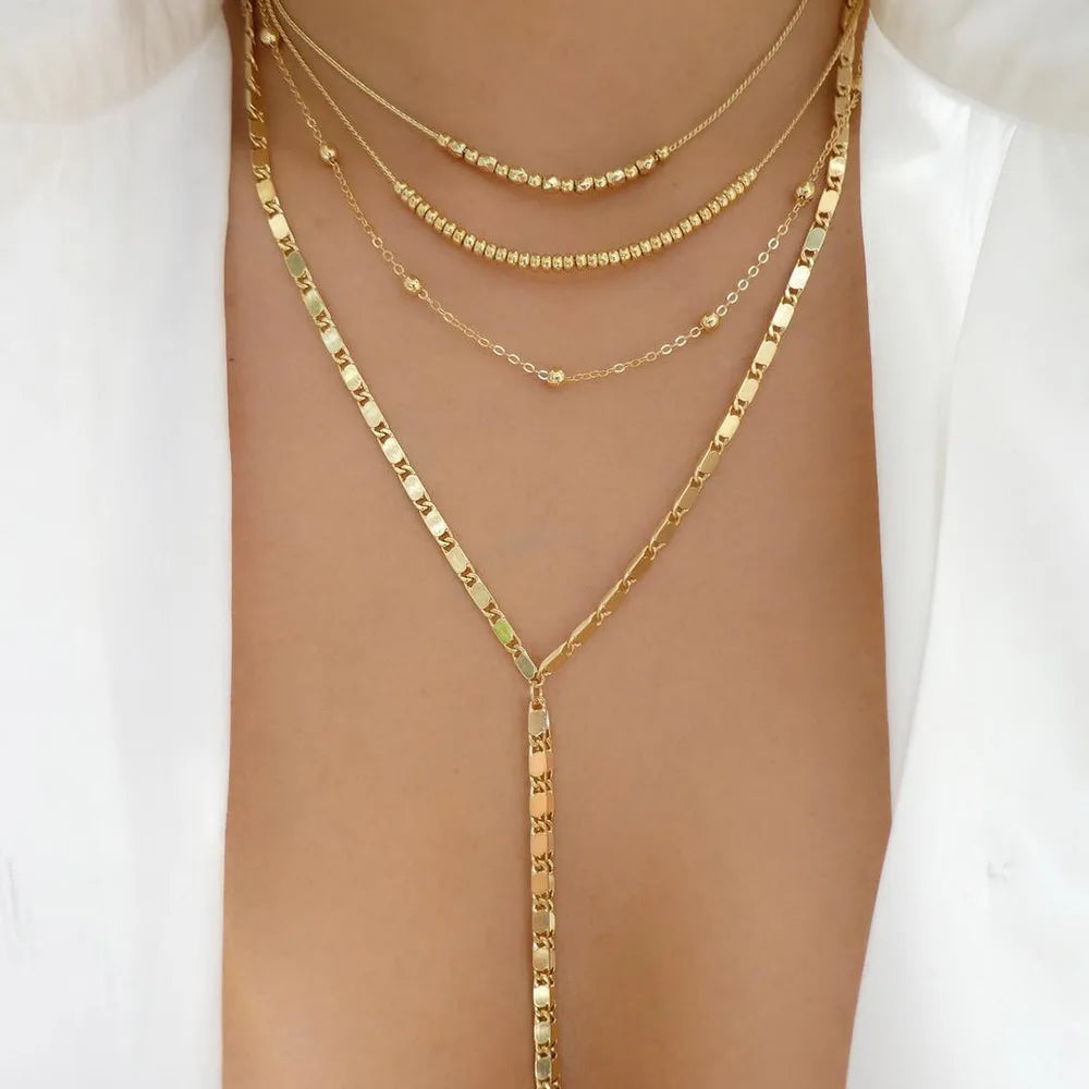 Vintage GoldMultiple Necklace