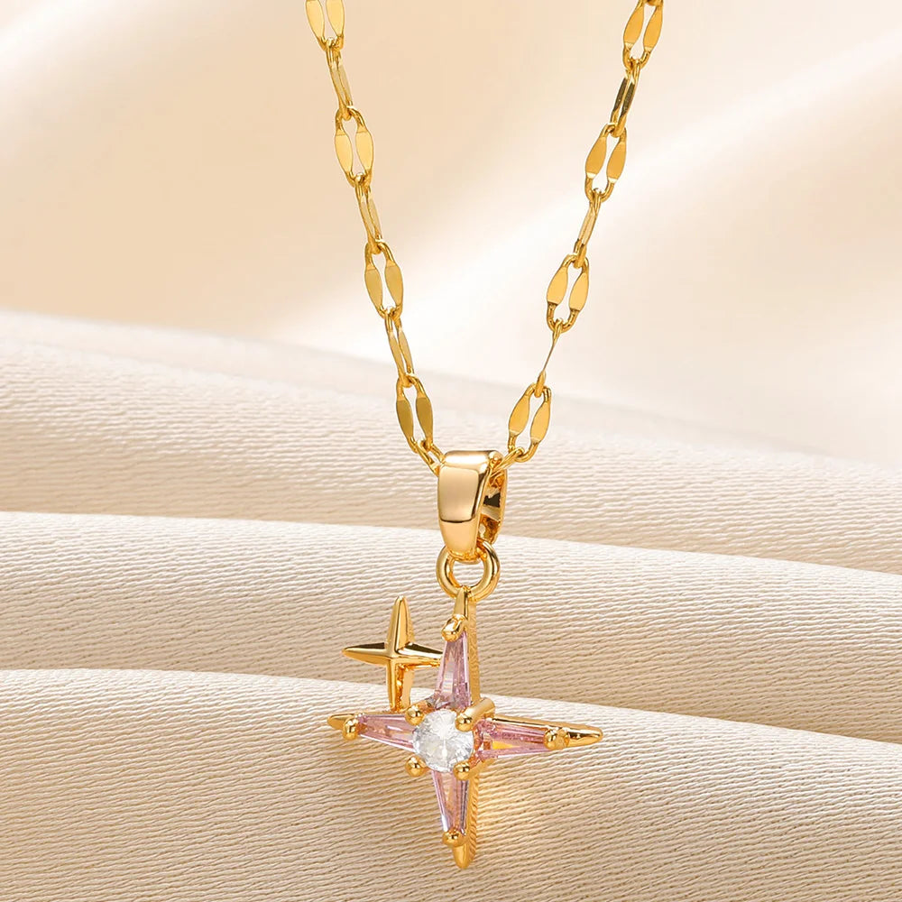 Zircon Sunrise Necklace