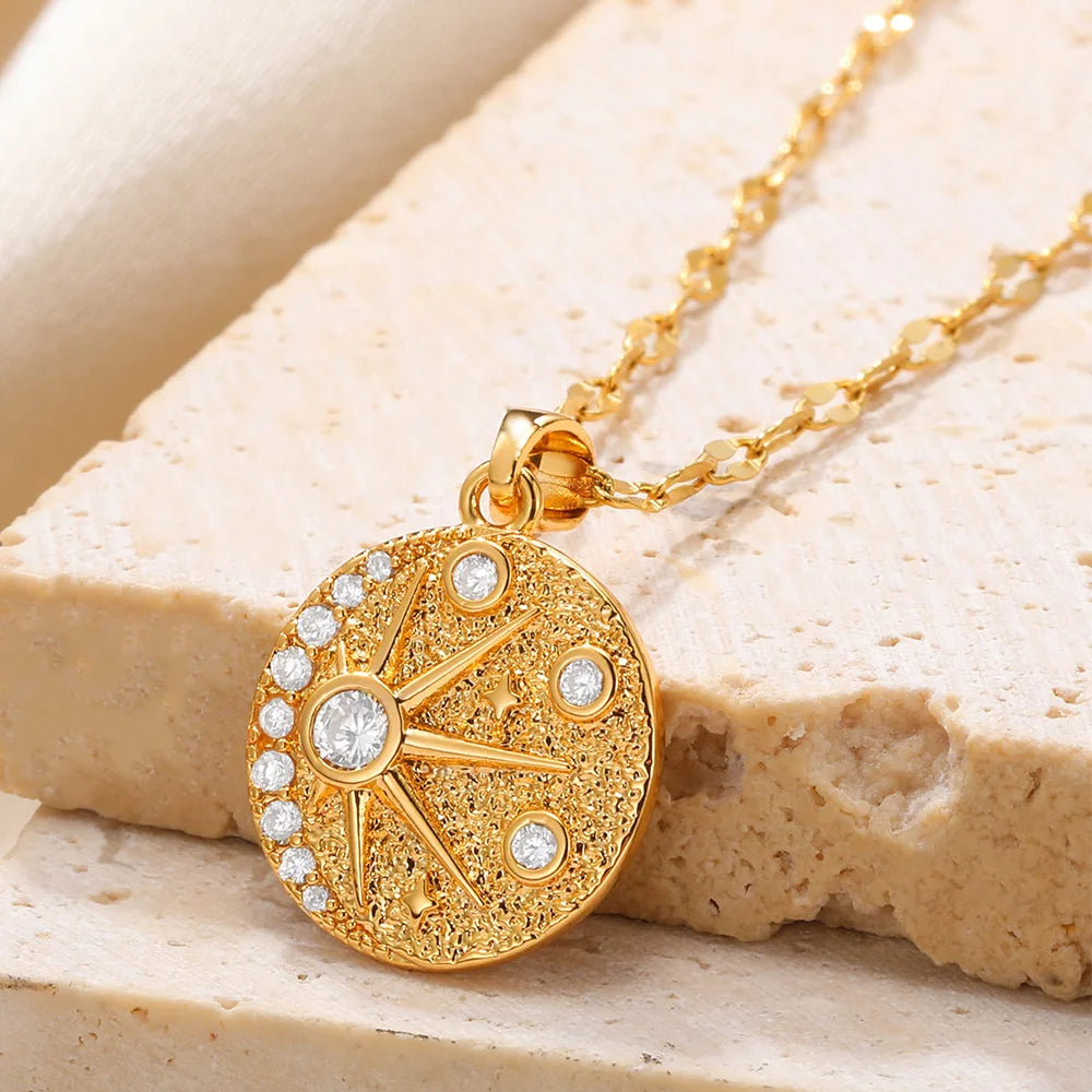 Zircon Sunrise Necklace