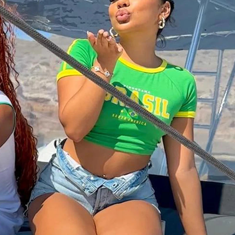 Brasil Crop Top