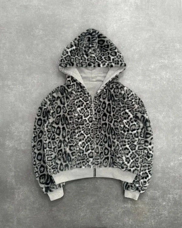 Both-Sided Leopard Hoodie
