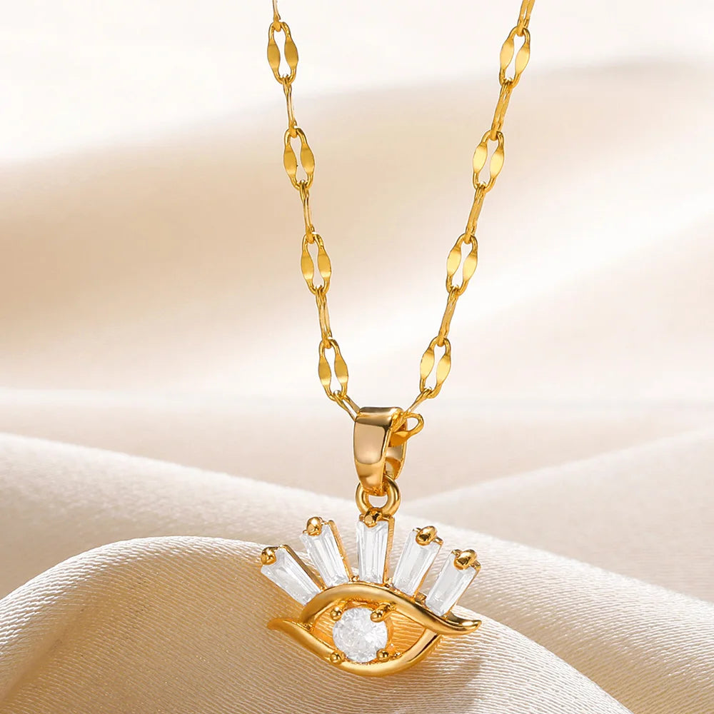 Zircon Sunrise Necklace