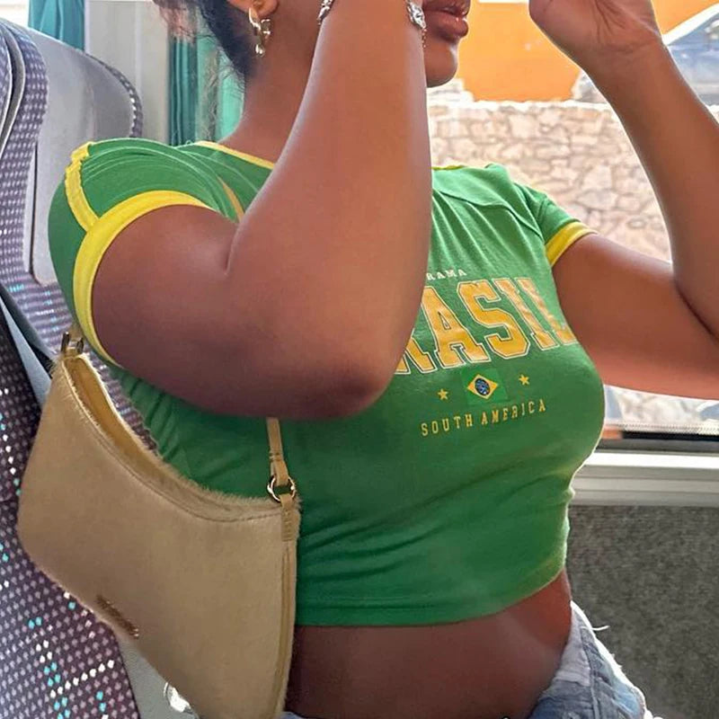 Brasil Crop Top