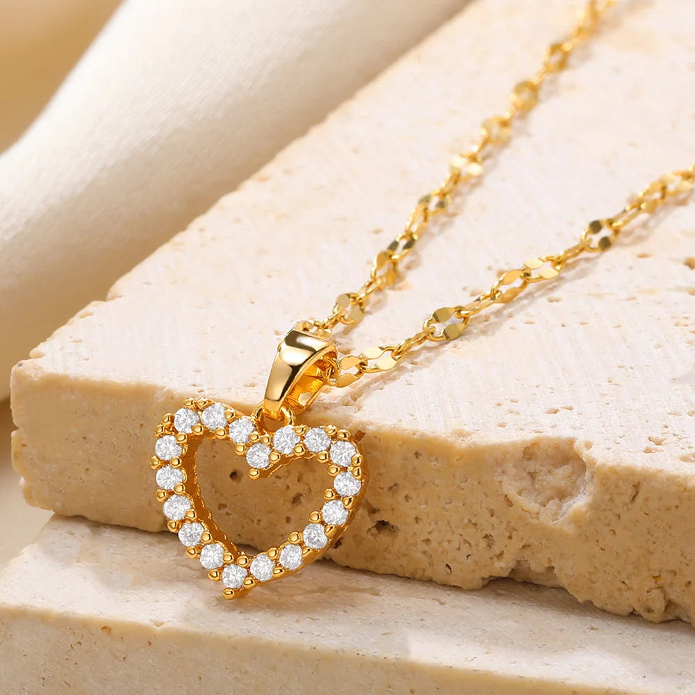 Zircon Sunrise Necklace